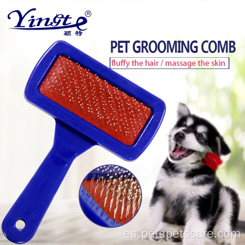 Pet Pin cepillo para mascotas de guarnición de perros mochil